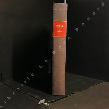 SIGNAL 1944-1945 version ITALIENNE en un volume relié ( 15 numéros)1944: N°9 ( complet + ajouts photos repro et doc ) - N° 10 (complet + repro photo + ...