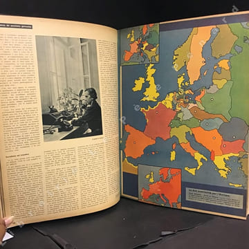 SIGNAL 1944-1945 version ITALIENNE en un volume relié ( 15 numéros)1944: N°9 ( complet + ajouts photos repro et doc ) - N° 10 (complet + repro photo + ...
