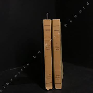 Histoire de la guerre du Péloponnèse. Tome premier et deuxième. (2 volumes). THUCYDIDE - Traduction nouvelle et introduction par Jean VOILQUIN - Notes ...