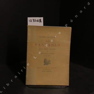 La Fanfarlo - avec neuf dessins de Baudelaire dont un inédit . BAUDELAIRE, Charles