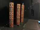Oeuvres de Rabelais. Texte collationné sur les Editions originales avec une vie de l'auteur, des notes et un glossaire. (3 volumes). RABELAIS, ...