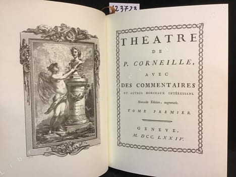 Théâtre de Corneille. (12 volumes). CORNELLE, Pierre - Gravelot (Illustrations)