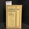 L'Homéopathie française - 4eme année - N° 9 : Traitement de Coryzas (Léon Vannier) - Graphologie : La graphologie et l'observation médicale (Édouard ...