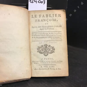 Le Fablier François, ou élite des meilleures fables depuis La Fontaine