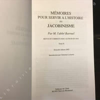 Mémoires pour servir à l'histoire du Jacobinisme - Tome 2