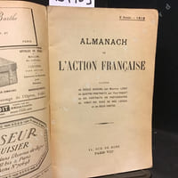 Almanach de l'Action Française - 8e année 1918