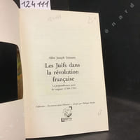Les Juifs dans la révolution française. La prépondérance juive. Ses origines (1789-1791)