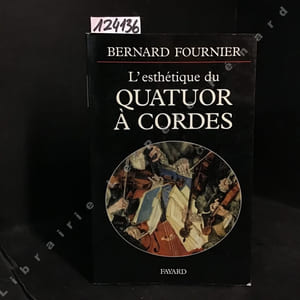 L'esthétique du QUATUOR A CORDES