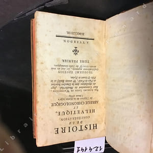 Histoire de la Confédération Helvétique, et abrégé chronologique de l'Histoire de la Nation jusqu'à l'Année 1664. Troisième édition considérablement augmentée, sur-tout des trois derniers Livres & des Tables Généalogiques - Tome Premier & Second (2 volumes)