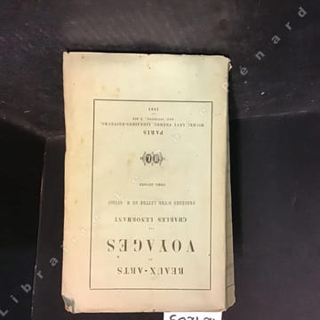 Beaux-Arts et Voyages. Tome second.. LENORMANT, Charles - Précédé d'une lettre de M. Guizot