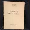 Les étangs au Mistral . MAURRAS, Charles (Texte) - Eaux-fortes et dessins de Joanny Drevet
