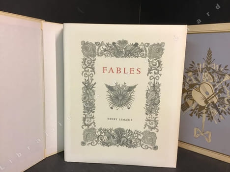 Fables - 3 volumes - Illustrations en couleur d'Henry Lemarié. LA FONTAINE, Jean - Henry LEMARIÉ