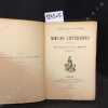 Moeurs littéraires : Les lundis de la Bataille (1890-91)                                                                                               ...