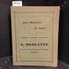 Aux bronzes de style. Fabrique de bronzes pour meubles S. Mongatte, 74, 81 et 83 Faubourg Saint-Antoine, Paris - Catalogue de fabricant. S. MONGATTE