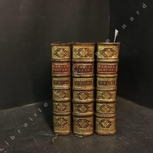 Mémoires de Mr D'Artagnan , Capitaine-Lieutenant de la première Compagnie des Mousquetaires du Roi contenant quantité de choses particulières & secrettes qui se sont passées sous le règne de Louis Le Grand (Tomes 1, 2 et 3 en édition Originale)