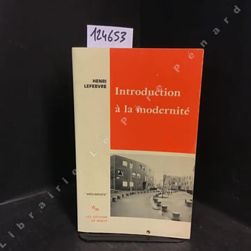 Introduction à la modernité. Préludes. LEFEBVRE, Henri