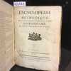Encyclop&eacute;die m&eacute;thodique. Dictionnaire de toutes les esp&egrave;ces de p&ecirc;ches. . LACOMBE, Jacques - DUHAMEL DU MONCEAU, Henri-Louis
