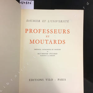 Daumier et l'université - Professeurs et moutards