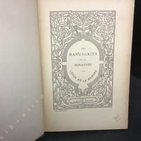 Les Manuscrits et la Miniature