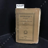 Recherches historiques sur le département de l'Ain. Troisième Volume.