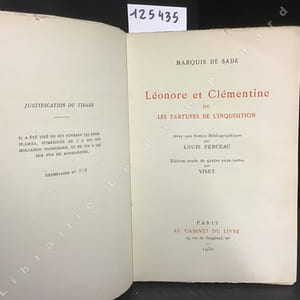 Léonore et Clémentine ou Les tartufes de l'inquisition