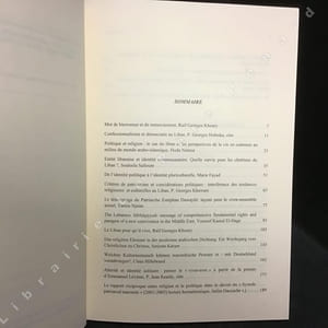 Politique et religion : le cas du Liban et les perspectives d'un "vivre ensemble" au milieu du monde arabo-islamique. Politique et religion, dialogue germano-libanais.