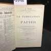 La fabrication du papier. PUGERT, P.