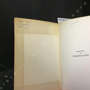 Principes de combinatoire