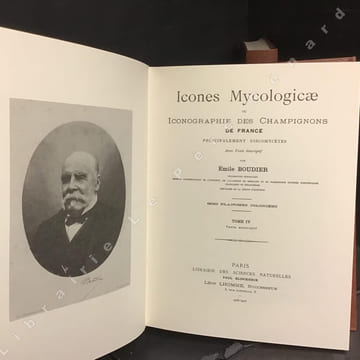 Icones Mycologicae ou iconographie des champignons de France principalement discomycetes (5 Tomes). BOUDIER, Émile 