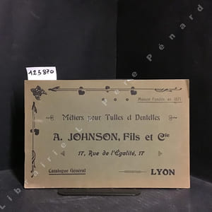 Méties pour Tulles et Dentelles. Catalogue Général.