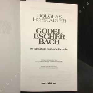 Gödel, Escher, Bach. Les Brins d'une Guirlande Eternelle.