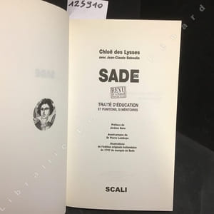 Sade revu et corrigé pour les filles - Traité d'éducation et punitions, si méritoires