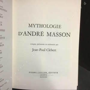 Mythologie d'André Masson