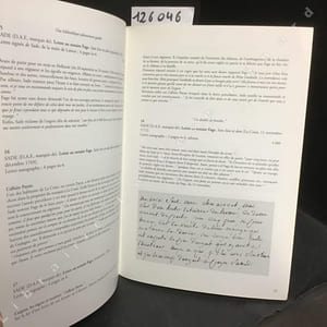 Donatien Alphonse François, marquis de Sade. Lettres & documents manuscrits - Dessins de Jean-Baptiste Tierce
