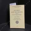 Lettres aux du bourg (1776-1785), mises au jour et publi&eacute;es pour la premi&egrave;re fois, avec une introduction et des notes critiques par Robert AMADOU. ...