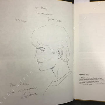Alix - Tome 12 : Spartaci filius (version latine) - Dédicacé par Jacques Martin. MARTIN, Jacques (Scénari et dessin)
