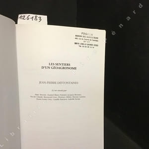 Les sentiers d'un géoagromnome