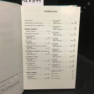 Guide du promeneur dans la nature