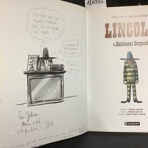 Lincoln. Tome 4 : Chatiment Corporel (Dédicacé)
