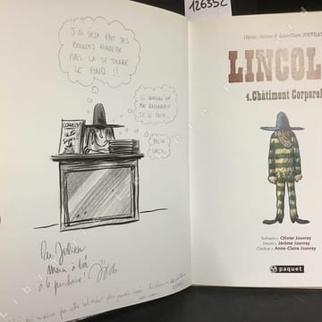 Lincoln. Tome 4 : Chatiment Corporel (Dédicacé). JOUVRAY, Olivier (Scénario) -  JOUVRAY, Jérôme (Dessin) - JOUVRAY, Anne-Claire (Couleurs)