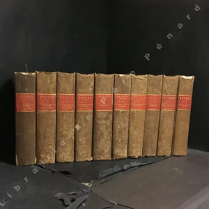 Oeuvres complètes de Buffon, enrichies d'une vue générale des progrès de plusieurs branches des sciences naturelles, et mises en ordre par M. le Comte de Lacepède, augmentées d'un volume contenant le précis des merveilles de la nature, découvertes depuis Buffon jusqu'à nos jours. Nouvelle édition ornée d'un portrait de l'auteur, de 234 planches et d'un tableau gravé de tous les animaux nouvellement découverts.