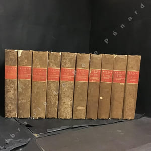 Oeuvres complètes de Buffon, enrichies d'une vue générale des progrès de plusieurs branches des sciences naturelles, et mises en ordre par M. le Comte de Lacepède, augmentées d'un volume contenant le précis des merveilles de la nature, découvertes depuis Buffon jusqu'à nos jours. Nouvelle édition ornée d'un portrait de l'auteur, de 234 planches et d'un tableau gravé de tous les animaux nouvellement découverts.