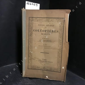 Histoire naturelle des coléoptères de France. Vésiculifères.