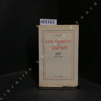 Les saisons de l'esprit. Edition originale.