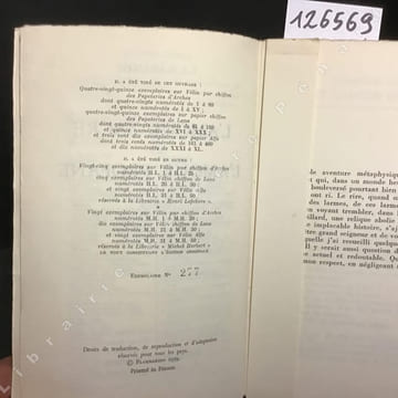 L'amour sacré et l'amour profane . LA VARENDE
