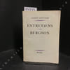 Entretiens avec Bergson. CHEVALIER, Jacques 
