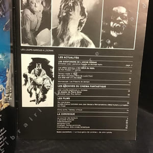 L'écran fantastique N° 21 - Dossier : Les loups-garous - Au-dela du réel : Les effets spéciaux - Les aventuriers de l'Arche Perdue. Entretiens - La rentrée du Lucio Fulci terreur made in Italie
