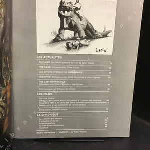L'écran fantastique N° 20 - Dossier : Outland Le filme de Peter Hyams - Les effets spéciaux de Hurlements - Entretiens ; David Hemmings, Joe Spinell, Ray Harryhausen, Olivier Stone