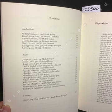 L'Autre N° 4 Eeva Liisa Manner, Les eaux mortes, traduit par Gabriel Rebourcet - Luc Boltanski, Le rescapé - Louis MacNeice, Prière avant de naître, ...
