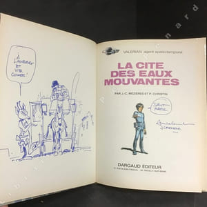 Valerian, agent spatio-temporel. Tome 1 : La cité des eaux mouvantes (Édition originale dédicacée)